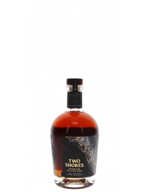 RHUM TWO SHORES CASK STRENGTH PEATED CASK FINISH 65°   70CL