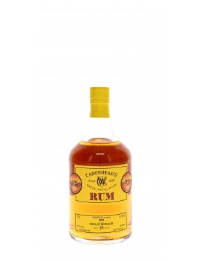 RHUM CADENHEAD'S UITVLUGT 25 ANS 51,2°   70CL