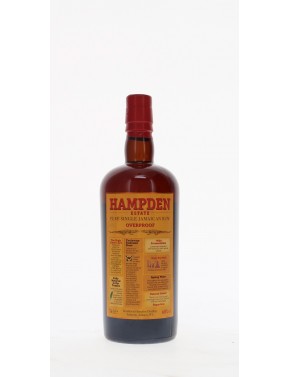 RHUM HAMPDEN ESTATE OVERPROOF 60°   70CL