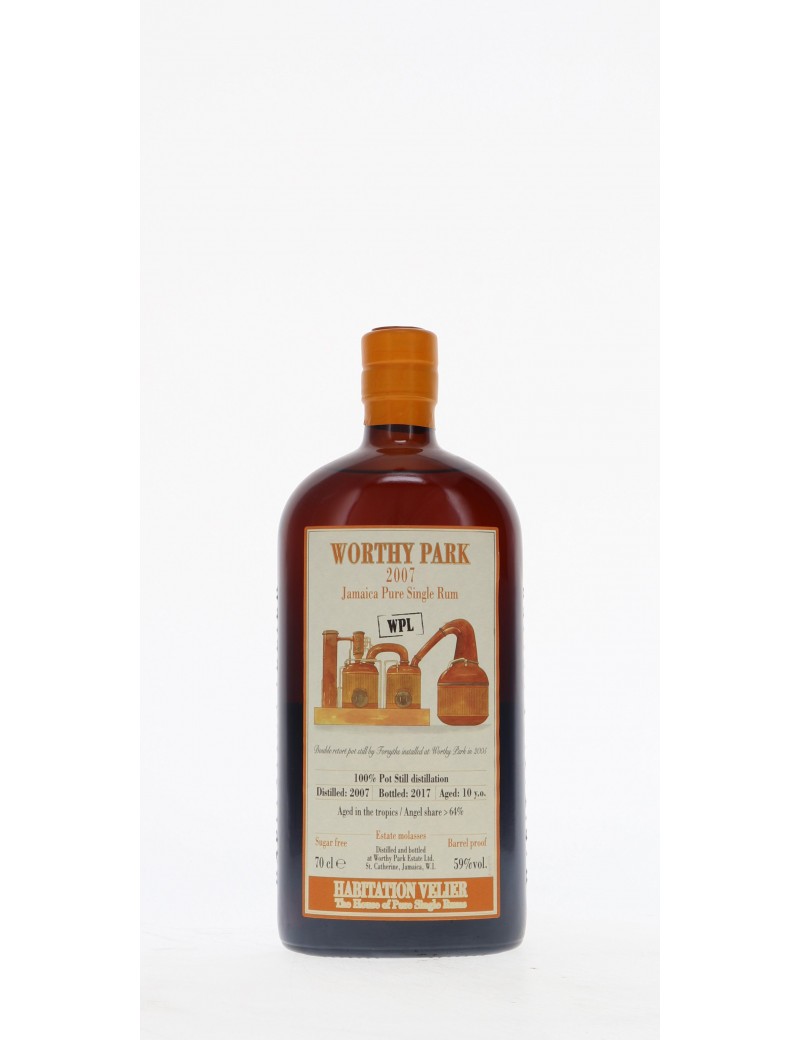 RHUM VELIER WORTHY PARK 2007 59°   70CL