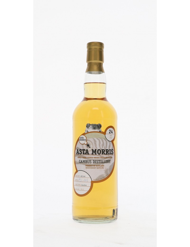 WHISKY ASTA MORRIS CAMBUS 24 ANS 50°   70CL