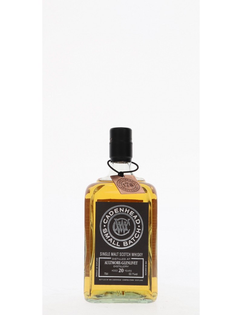 WHISKY CADENHEAD'S AULTMORE 20 ANS 53,1°   70CL
