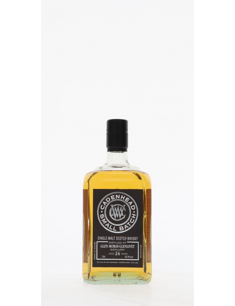 WHISKY CADENHEAD'S GLEN MORAY 24 ANS 1992 50,9°   70CL