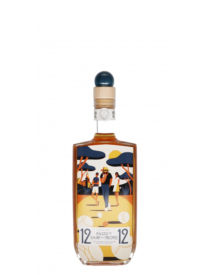 PASTIS 12/12 DE SAINT-TROPEZ 45°   70CL