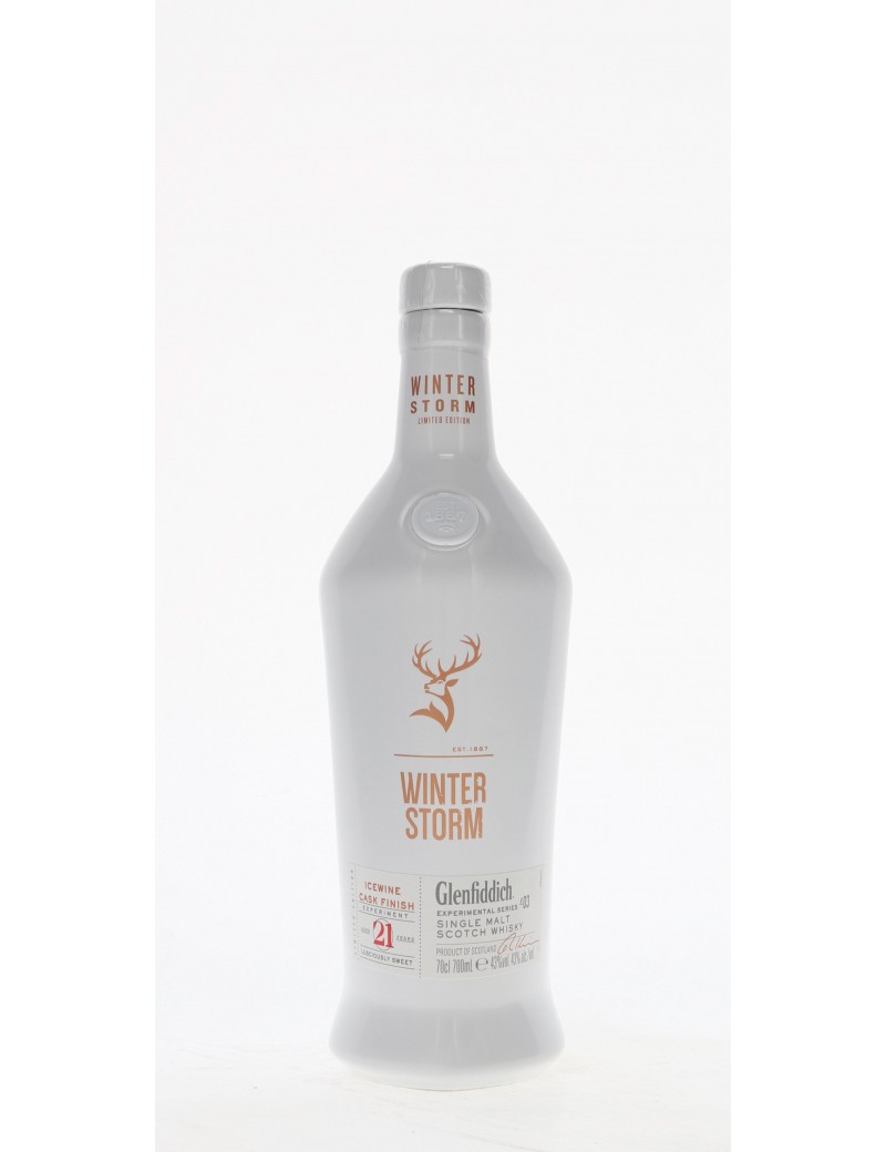 WHISKY GLENFIDDICH 21 ANS WINTER STORM 43°   70CL