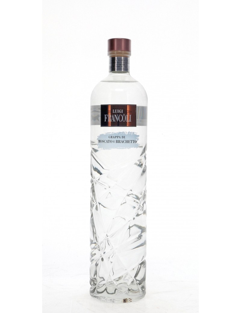 GRAPPA FRANCOLI MOSCATO E BRACHETTO 41,5°   70CL
