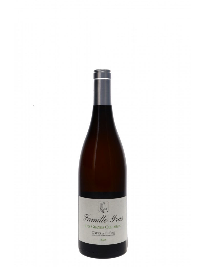 COTES DU RHONE BLANC LES GRANDS CALCAIRES FAMILLE GRAS