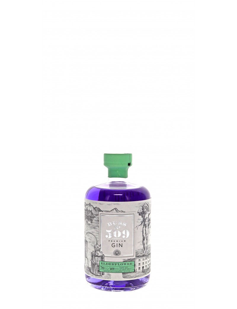 GIN BUSS 509 ELDERFLOWER 40°   70CL