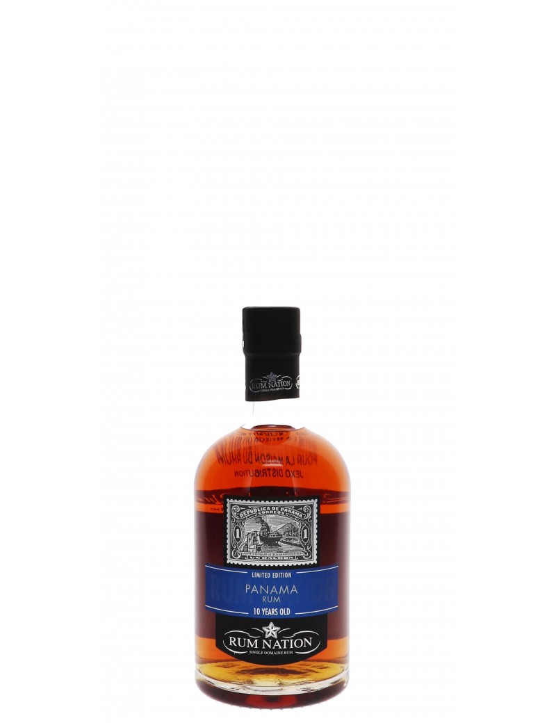 RHUM NATION PANAMA 10 ANS 40°   70CL