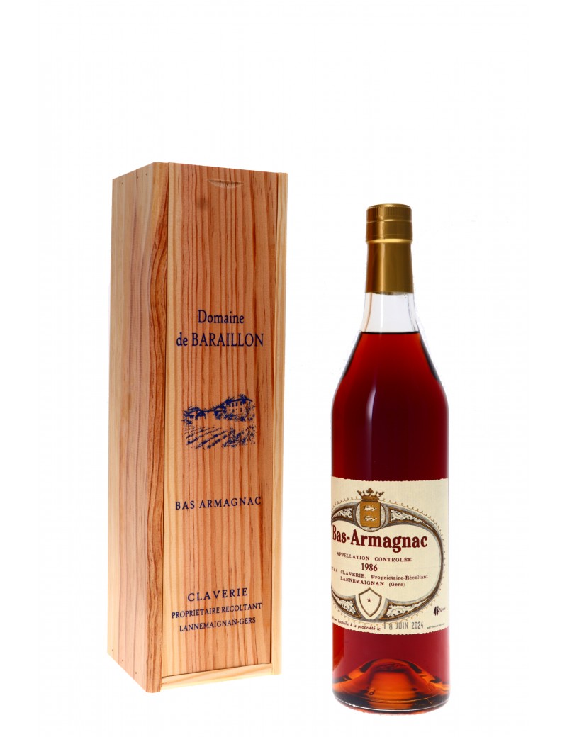 BAS-ARMAGNAC BARAILLON 1986 47°   70CL