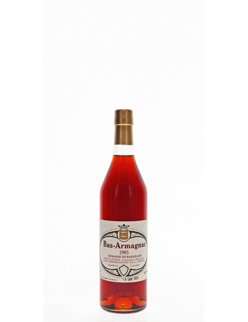 BAS-ARMAGNAC BARAILLON 1993 47°   70CL