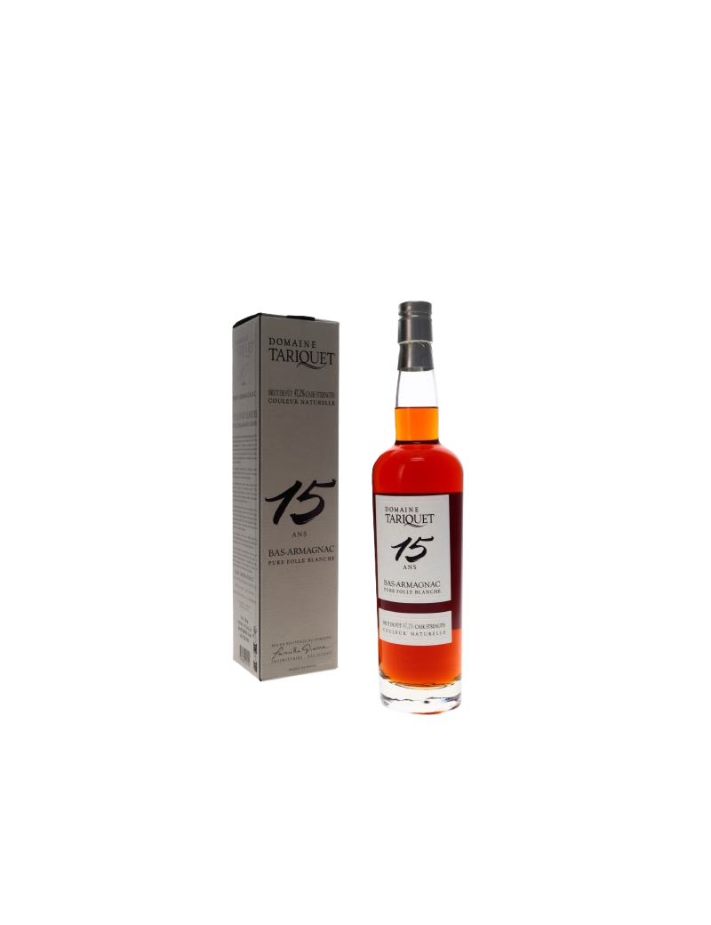 BAS-ARMAGNAC TARIQUET PURE FOLIE BLANCHE 15ANS 47,2°   70CL