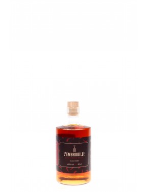 LIQUEUR RHUM CACAO PIMENT L'EMBROUILLE 40° 50CL