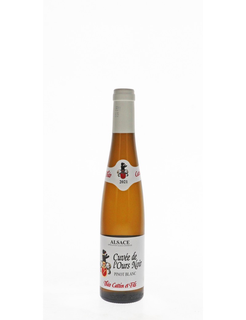 ALSACE PINOT BLANC CUVEE DE L'OURS NOIR THEO CATTIN 375ml