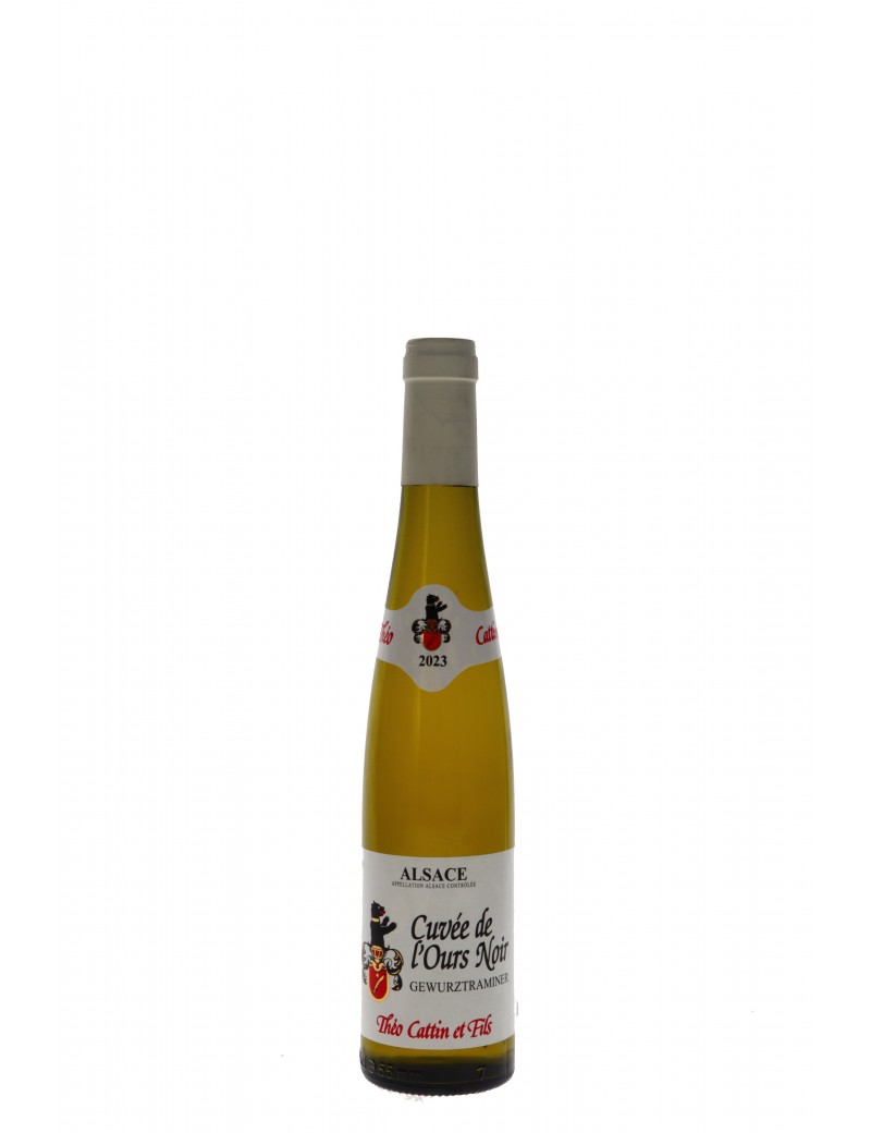 ALSACE GEWURZTRAMINER CUVEE DE L'OURS NOIR THEO CATTIN 375ml