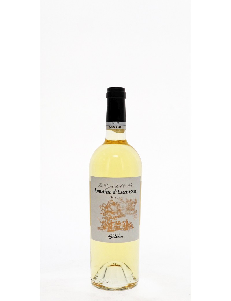 GAILLAC LA VIGNE DE L'OUBLI DOMAINE D'ESCAUSSES