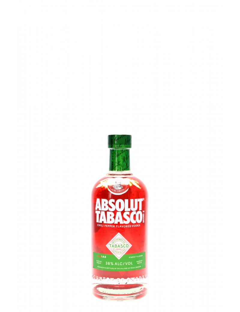 VODKA ABSOLUT TABASCO 38°   70CL