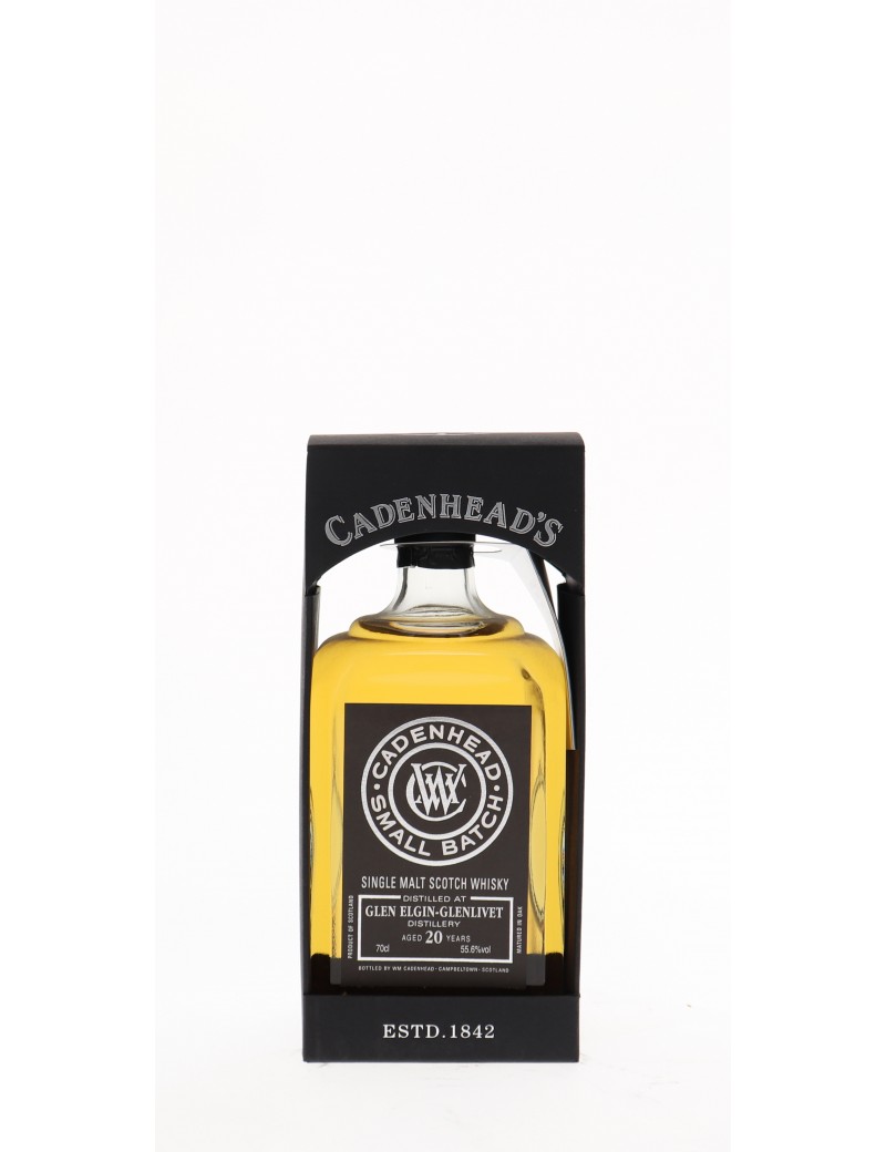 WHISKY CADENHEAD'S GLEN ELGIN 20 ANS 55,6°   70CL