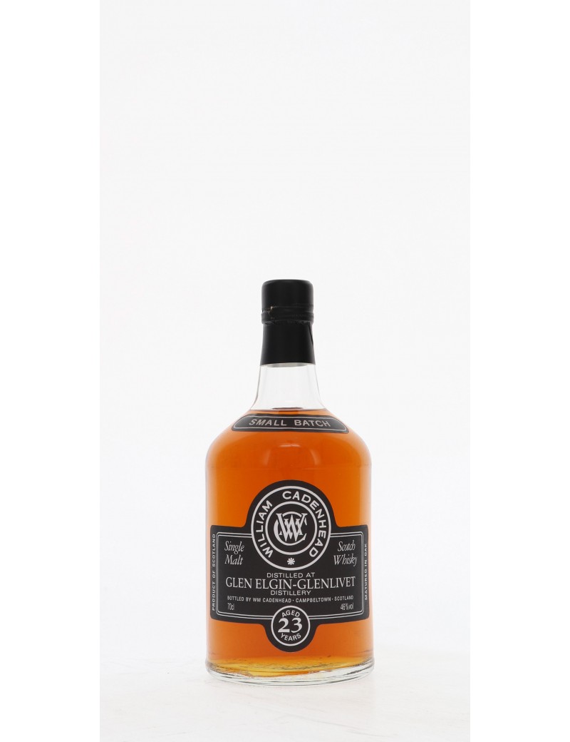 WHISKY CADENHEAD'S GLEN ELGIN-GLENLIVET 23 ANS 1991 46°   70CL