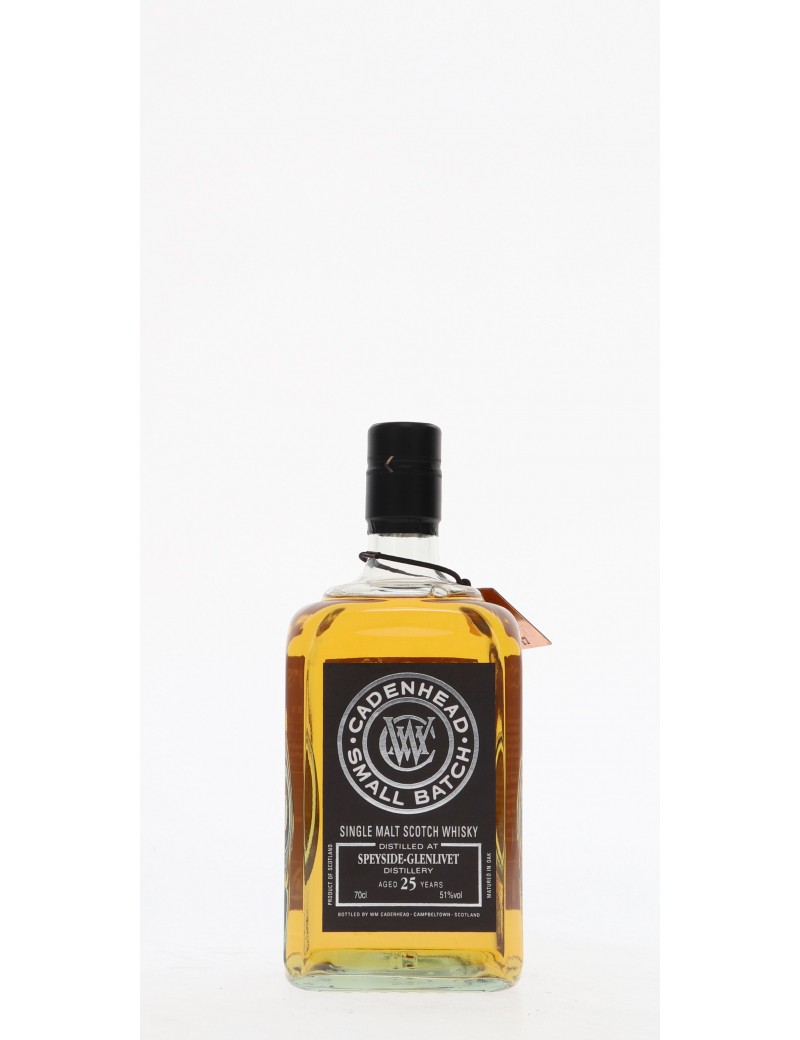 WHISKY CADENHEAD'S SPEYSIDE 25 ANS 1991 51°   70CL