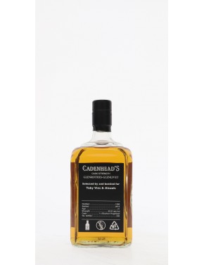 WHISKY CADENHEAD'S GLENROTHES 21 ANS BY TOBY VINS 50,8°   70CL