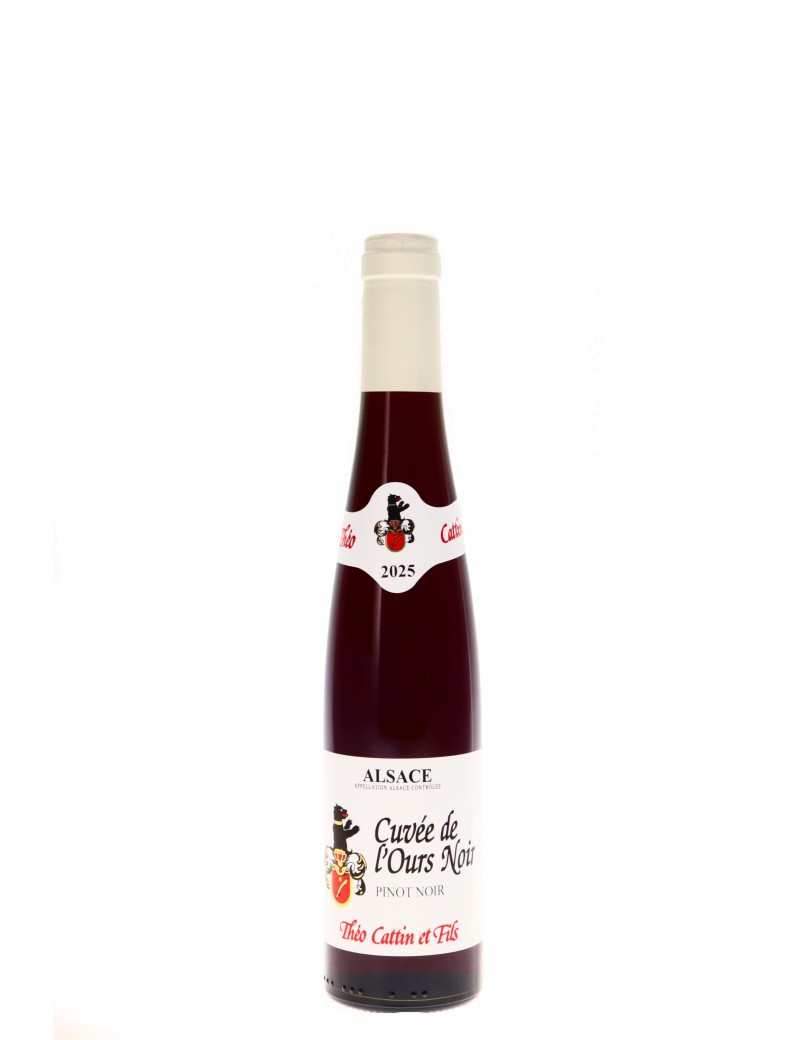 ALSACE PINOT NOIR CUVEE DE L'OURS NOIR THEO CATTIN 375ml