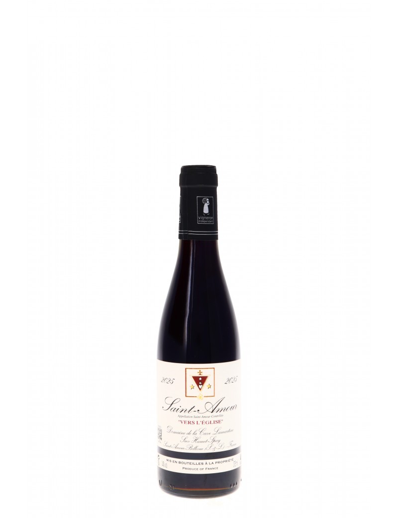 SAINT AMOUR VERS L'EGLISE DOMAINE DE LA CAVE LAMARTINE 375ml