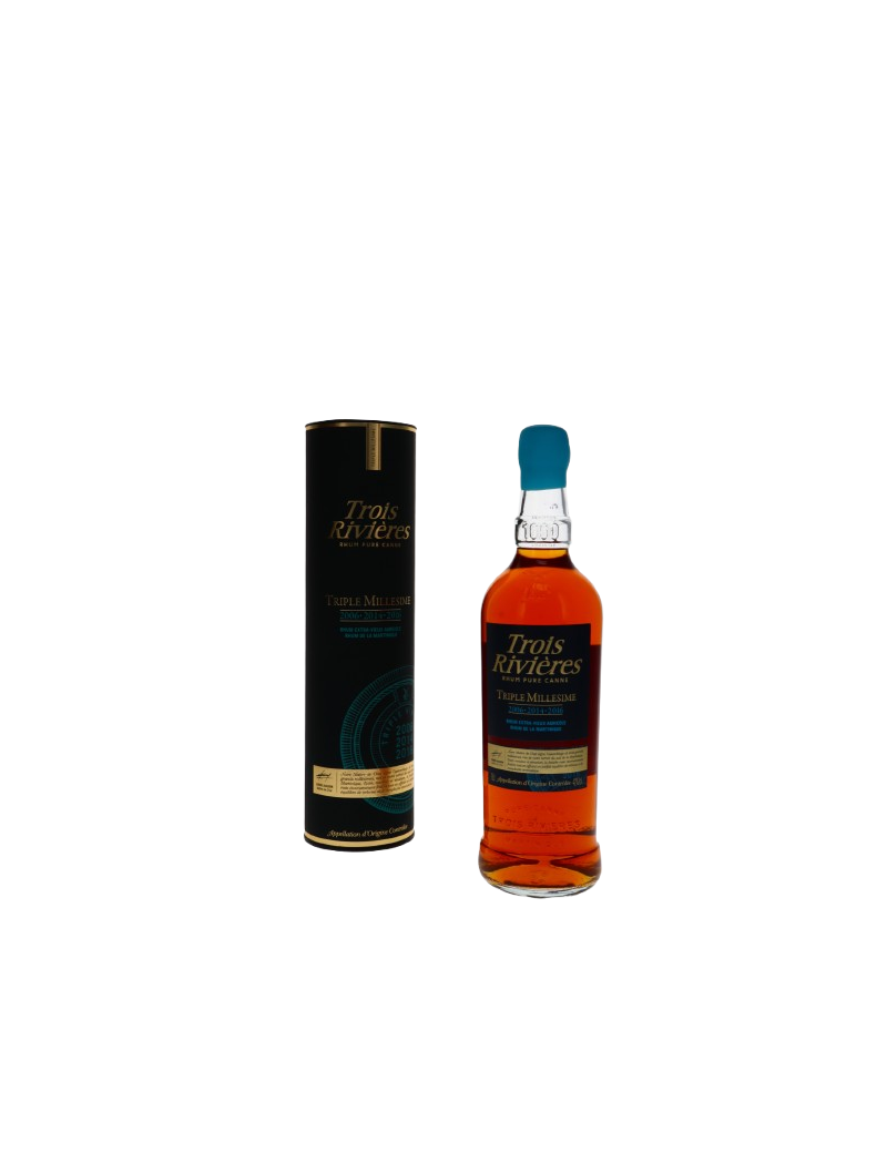 RHUM TROIS RIVIERES TRIPLE MILLESIME 42°   70CL