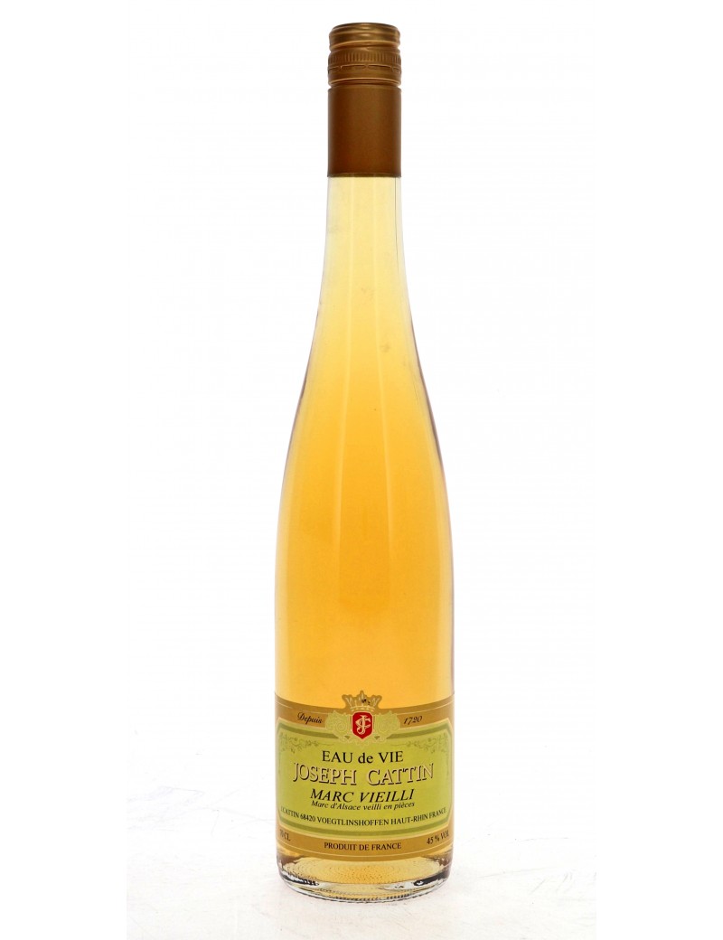 MARC D'ALSACE VIEILLI JOSEPH CATTIN 45°   70CL