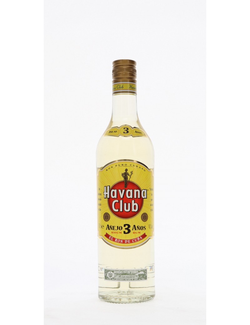 RHUM HAVANA CLUB 3 ANS 37.5°   70CL