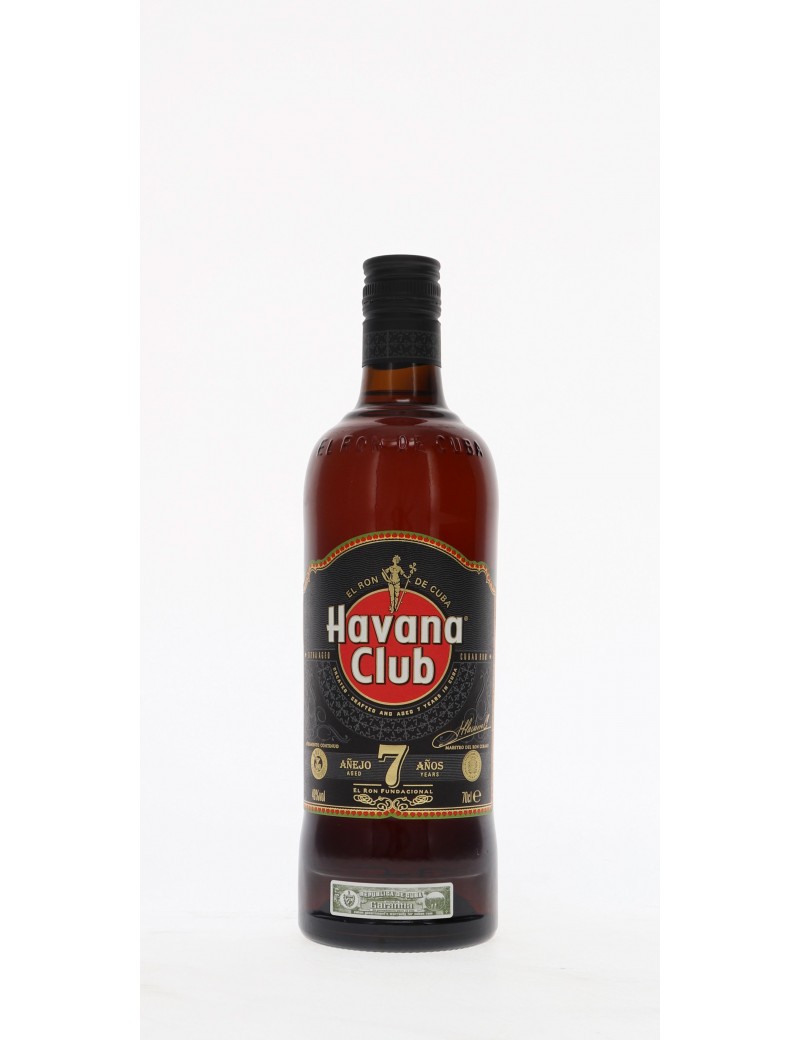 RHUM HAVANA CLUB BRUN 7 ANS 40°   70CL