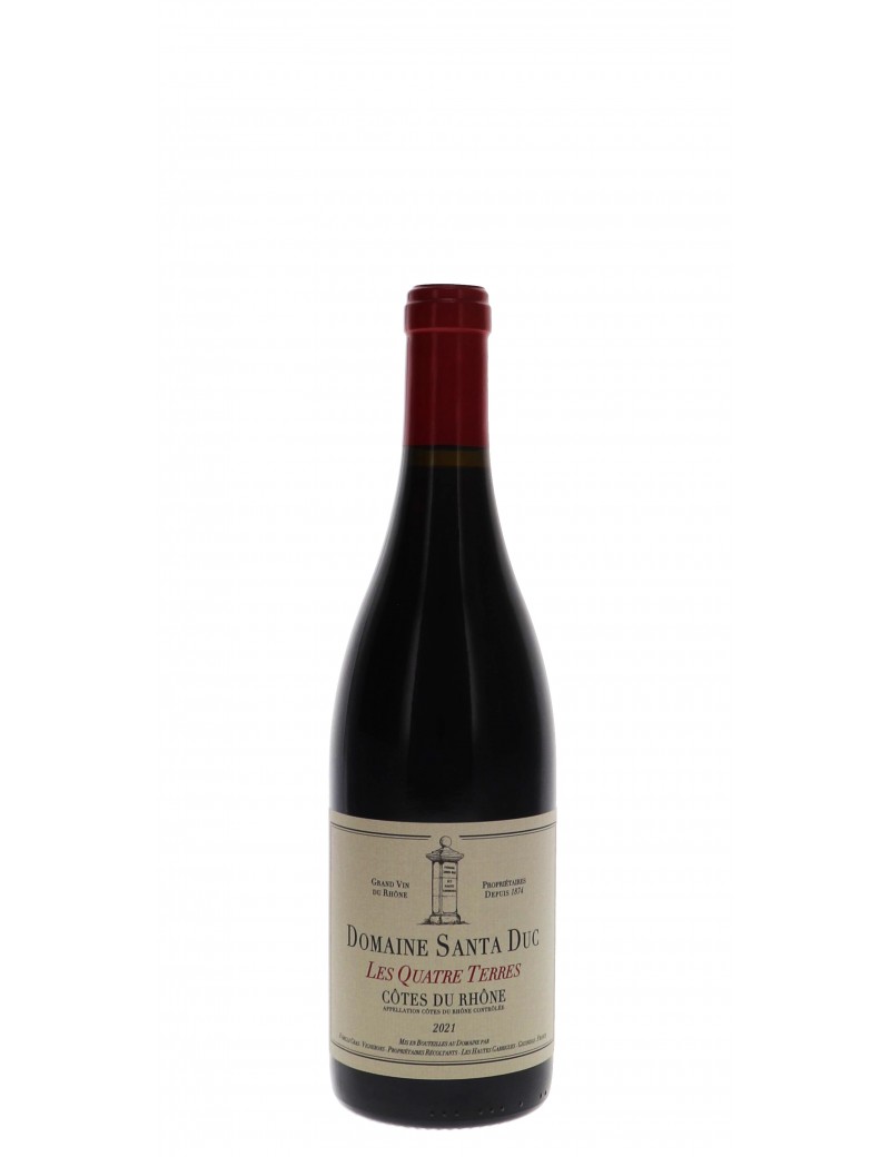 COTES DU RHONE LES QUATRE TERRES DOMAINE SANTA DUC