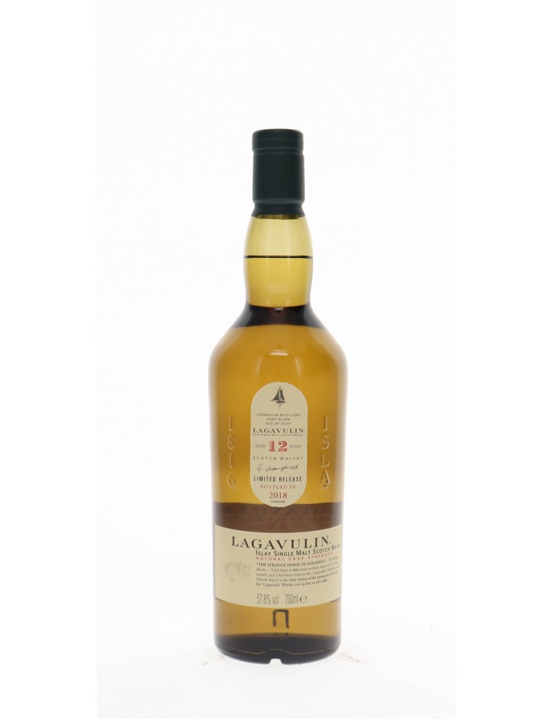 WHISKY LAGAVULIN 12 ANS LIMITED RELEASE 2018 57,8°   70CL