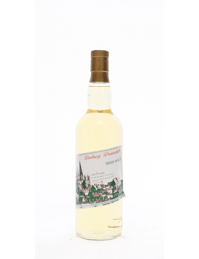 WHISKY LIMBURG DRAMCLUB IRISH MALT 6 ANS 51,4°   70CL