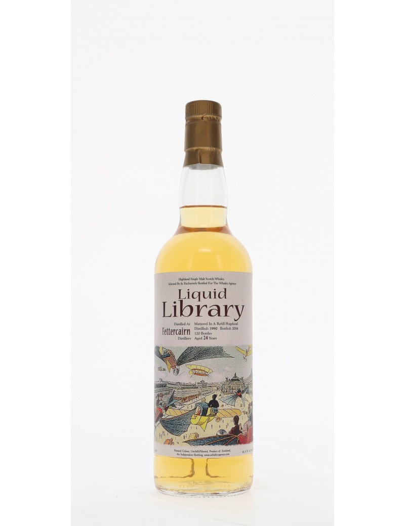 WHISKY LIQUID LIBRARY FETTERCAIRN 24 ANS 46,4°   70CL