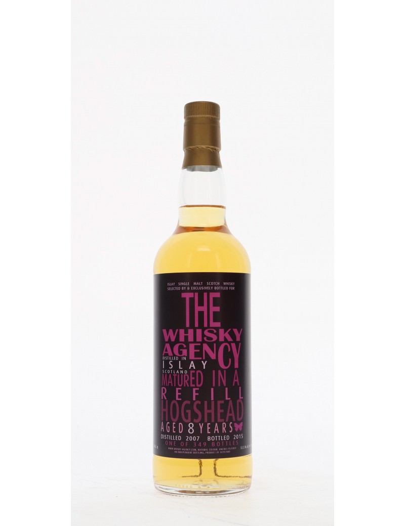 WHISKY THE WHISKY AGENCY ISLAY 8 ANS 51,5°   70CL