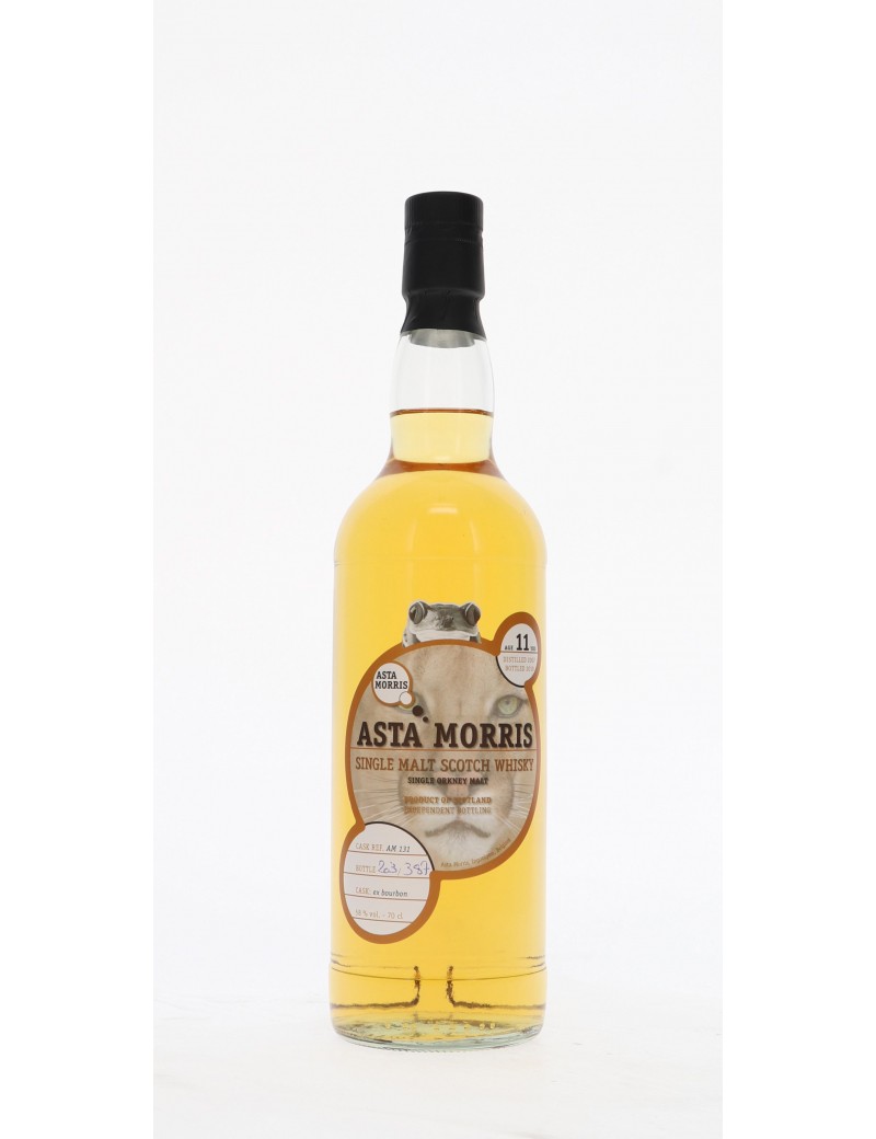 WHISKY ASTA MORRIS ORKNEY 11 ANS 58°   70CL