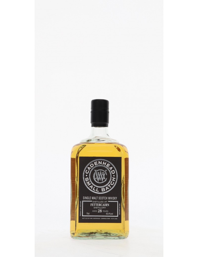 WHISKY CADENHEAD'S FETTERCAIRN 28 ANS 55,4°   70CL