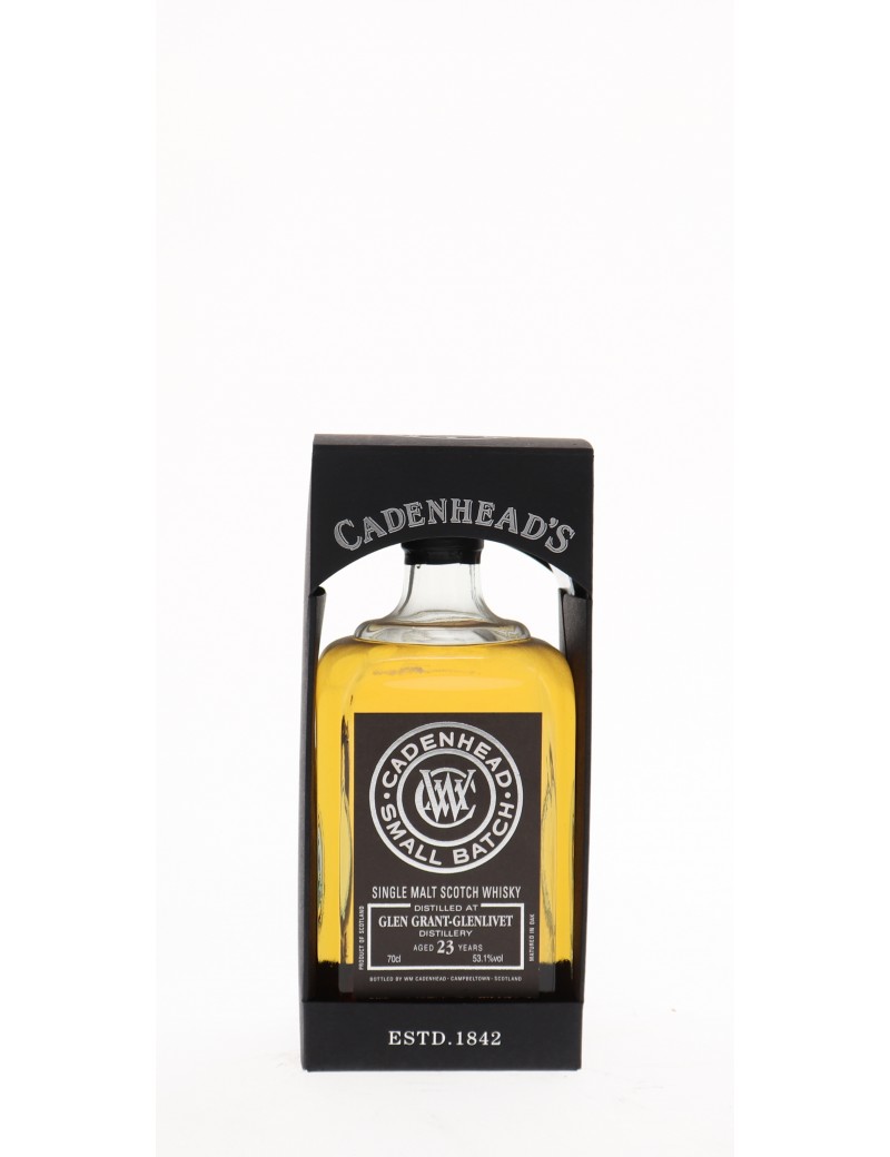 WHISKY CADENHEAD'S GLEN GRANT 23 ANS 53,1°   70CL