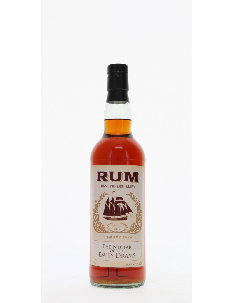 RHUM THE DAILY DRAMS DIAMOND GUYANA 2003 46,8°   70CL