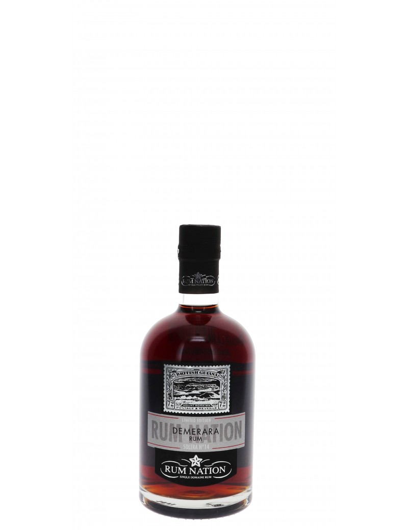RHUM NATION DEMERARA SOLERA N°14 40°   70CL