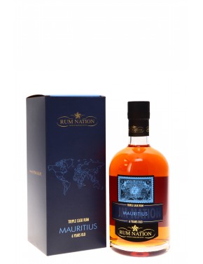 RHUM NATION MAURITIUS 6YO TRIPLE CASK 43°   70CL