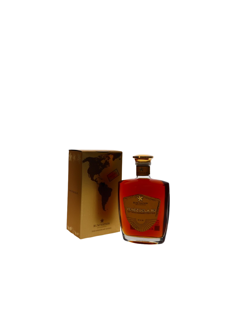 RHUM NATION VENEZUELA XO 25th ANNIVERSARY 43°   70CL