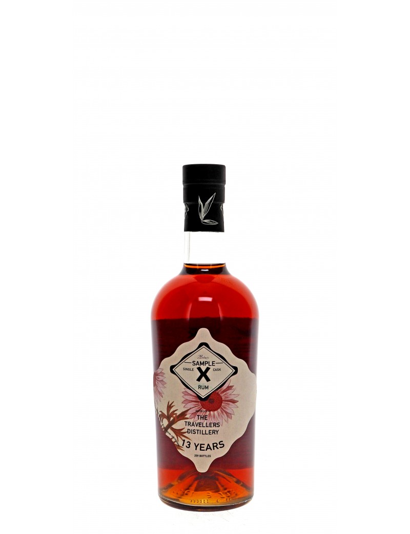 RHUM THE RUM MERCENARY SAMPLE X 13 ANS TRAVELLERS DIST. 61,8°   70CL