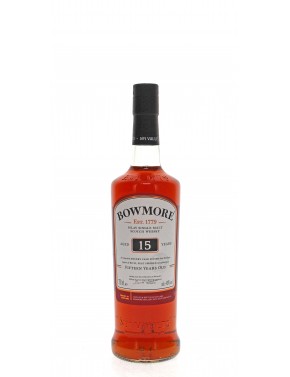 WHISKY BOWMORE 15 ANS DARKEST 43°   70CL