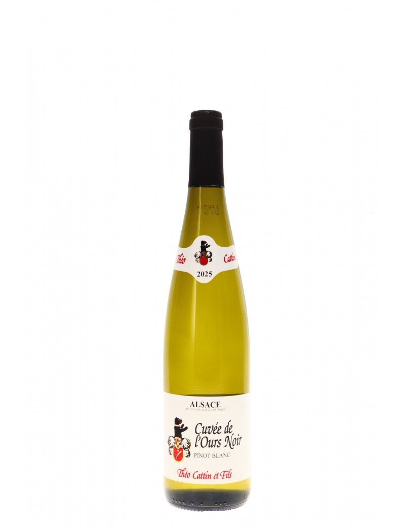ALSACE PINOT BLANC CUVEE DE L'OURS NOIR THEO CATTIN