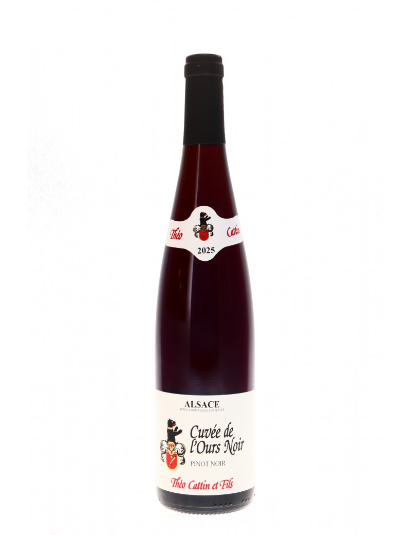 ALSACE PINOT NOIR CUVEE DE L'OURS NOIR CATTIN