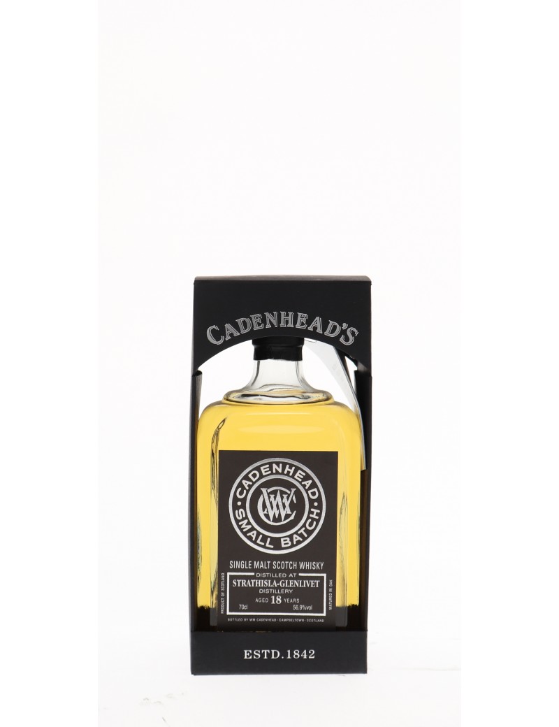 WHISKY CADENHEAD'S STRATHISLA 18 ANS 56,9°   70CL