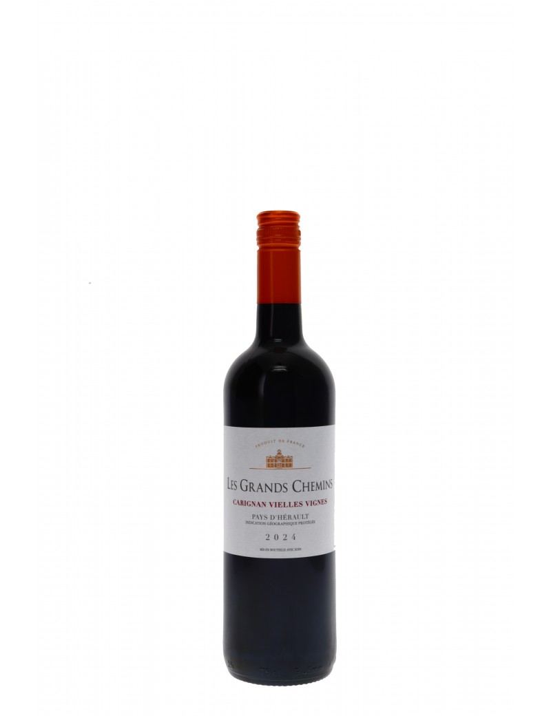 IGP PAYS D'HERAULT CARIGNAN VIEILLES VIGNES LES GRANDS CHEMINS
